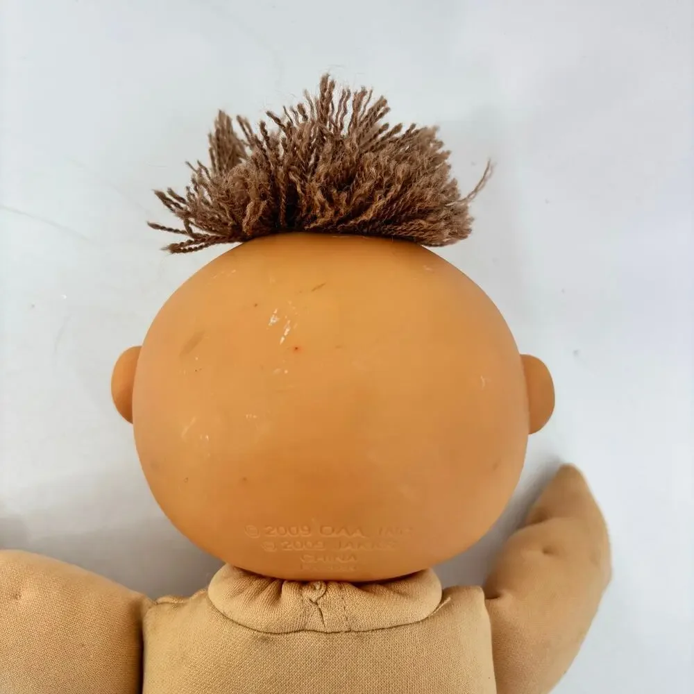 Cabbage Patch Kids CPK Baby Doll Blue Eye Brown Hair 2009